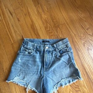 Sincerely Jules Blue Jean Shorts High-Waisted Cut-Off